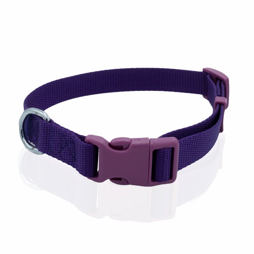 Doggie Ayarlanabilir Özellikli Dokumadan El Yapımı Köpek Boyun Tasması 2x30-45cm - Purple