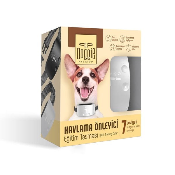 Doggie Havlama Önleyici Eğitim Tasması White