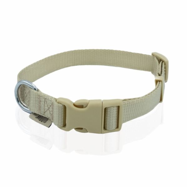 Doggie Ayarlanabilir Özellikli Dokumadan El Yapımı Köpek Boyun Tasması 2x30-45cm - Khaki