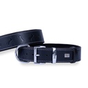 Doggie Bone Pattern Leather Dog Collar 4x57-65cm