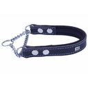 Doggie Zincirli Deri Köpek Eğitim Tasması 2x35-45cm