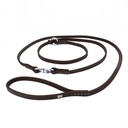 Doggie Yağlı Deri Eğitim Köpek Gezdirme Kayışı 1.1x180cm