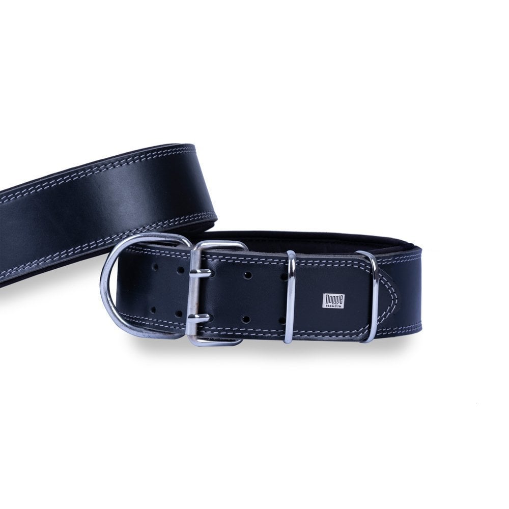 Doggie Çift Kat Deri Köpek Tasması 6x65-75cm