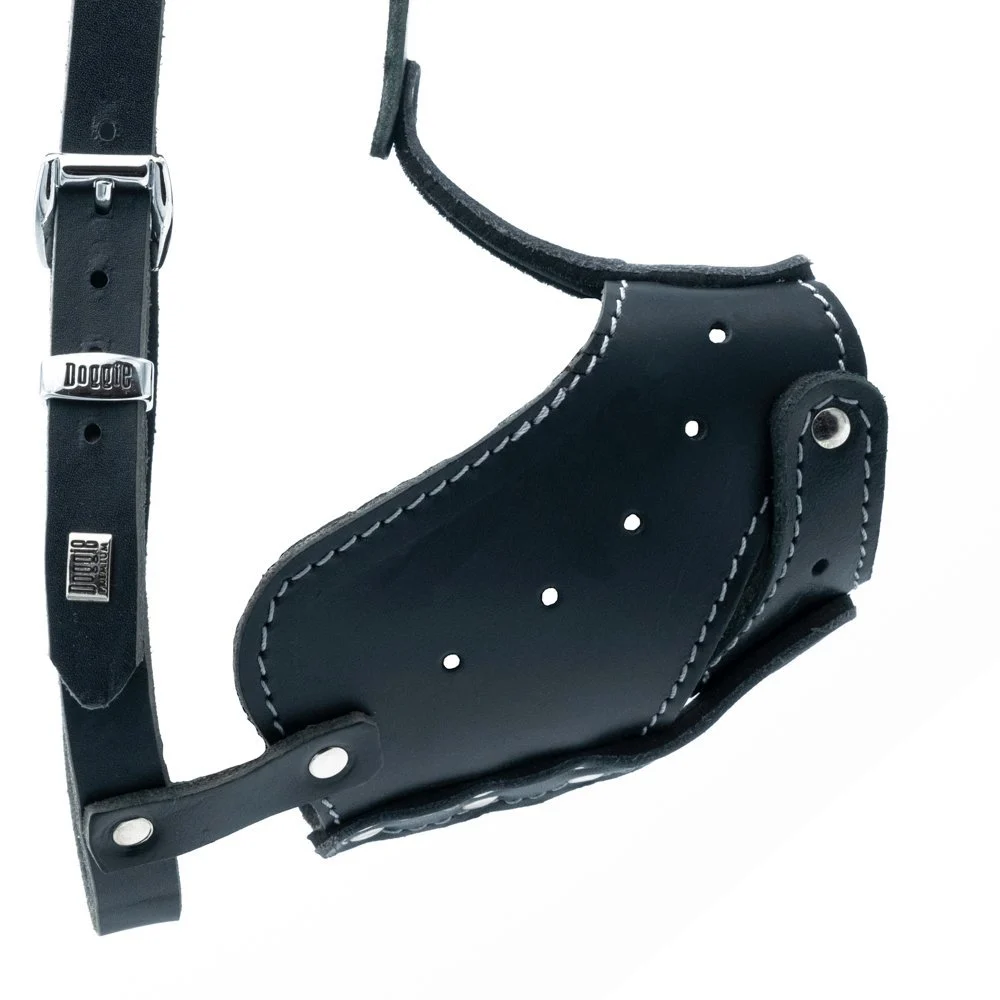 Doggie Long Snout Leather Dog Muzzle M 50-55cm
