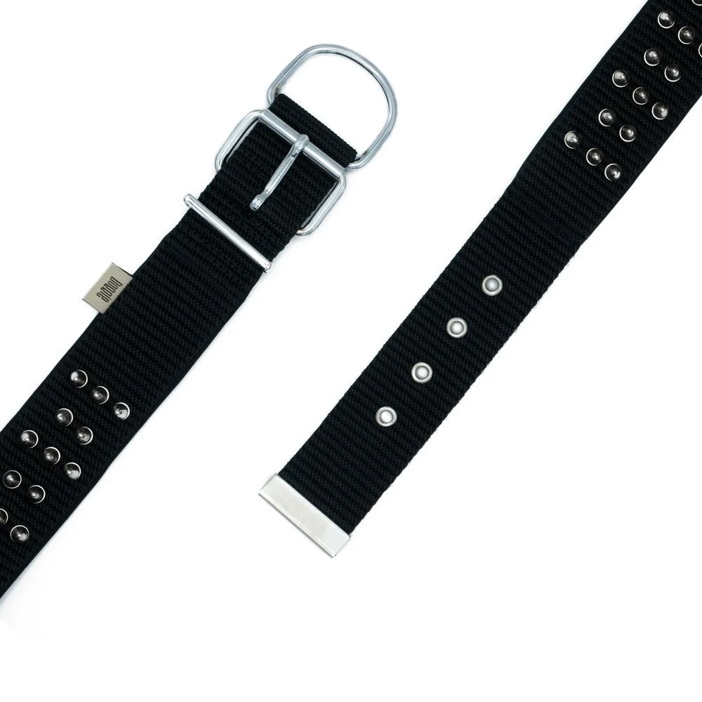 Doggie Studded Webbing Dog Collar 5x55-65cm