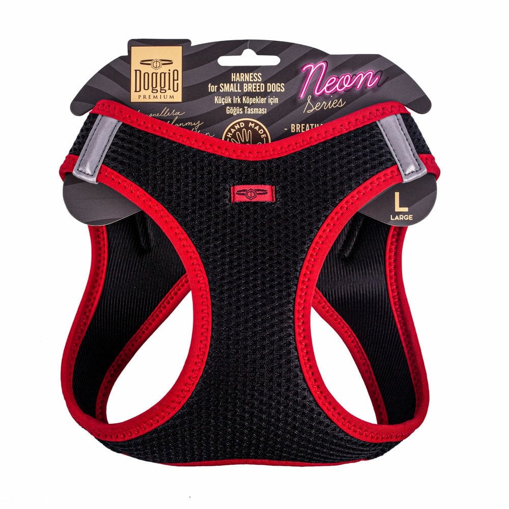 Doggie Neon Küçük Irk Köpek Göğüs Tasması L 42-48cm