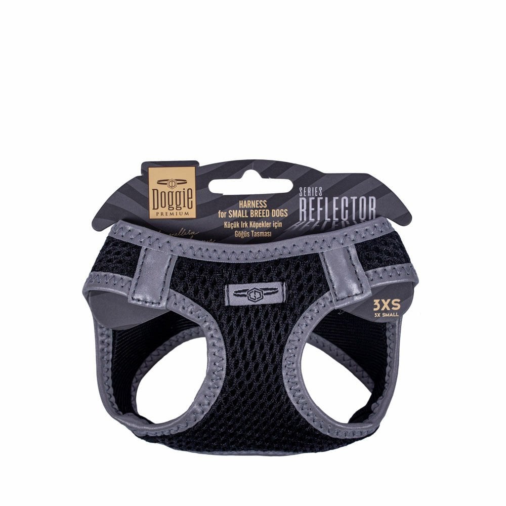 Doggie Reflektör Küçük Irk Köpek Göğüs Tasması 3XS 22-26cm