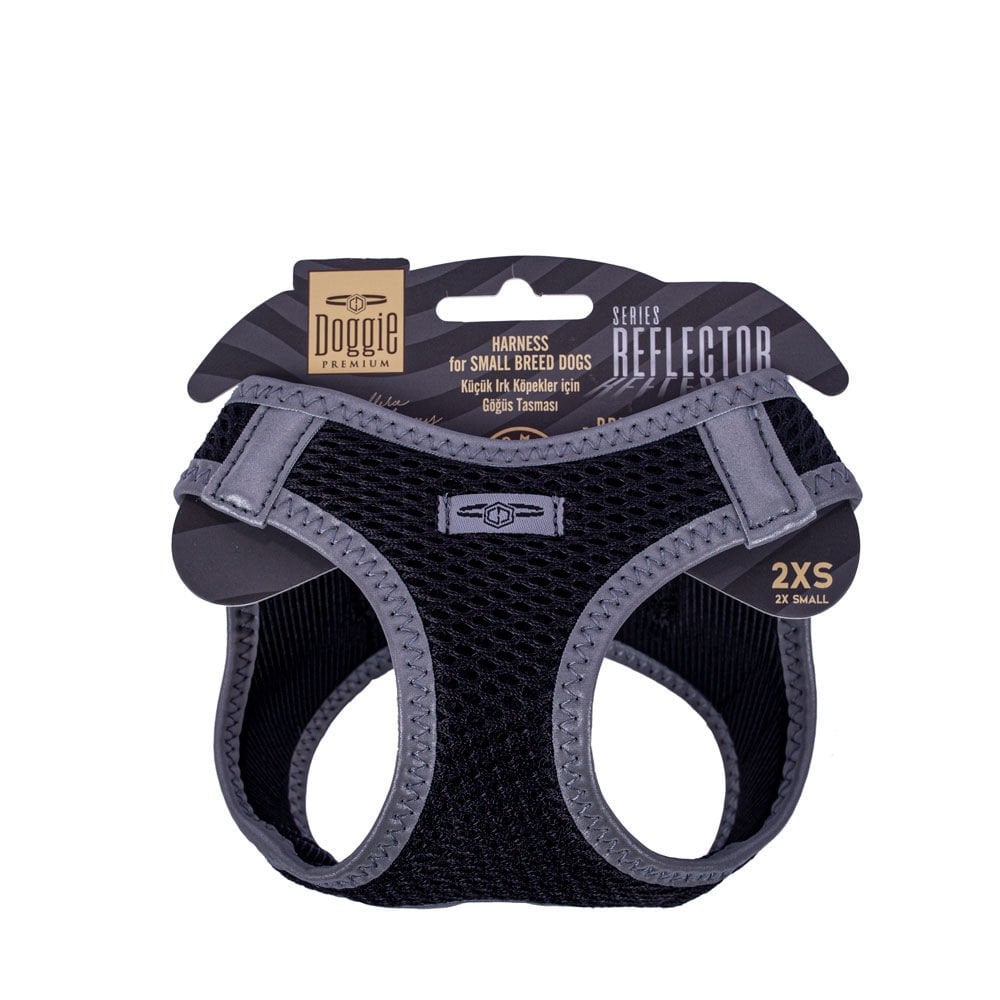 Doggie Reflective Small Breed Dog Harness 2XS 26-30cm
