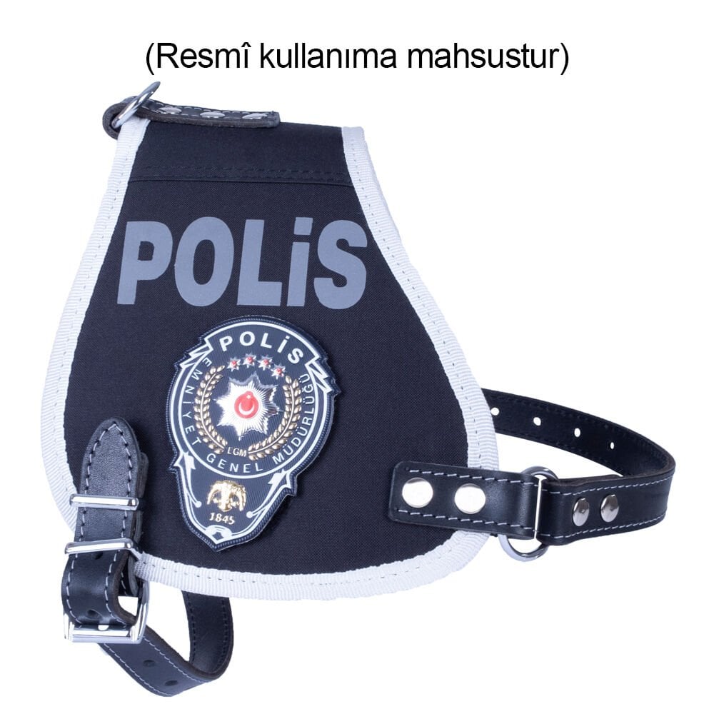 Doggie Police Patch Dog Duty Vest XL 70-80cm