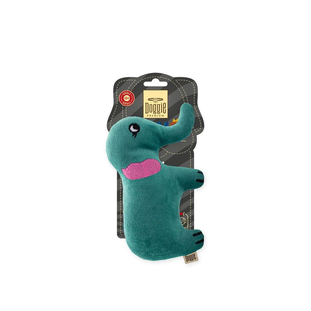 Doggie Elephant Plush Dog Toy 15cm