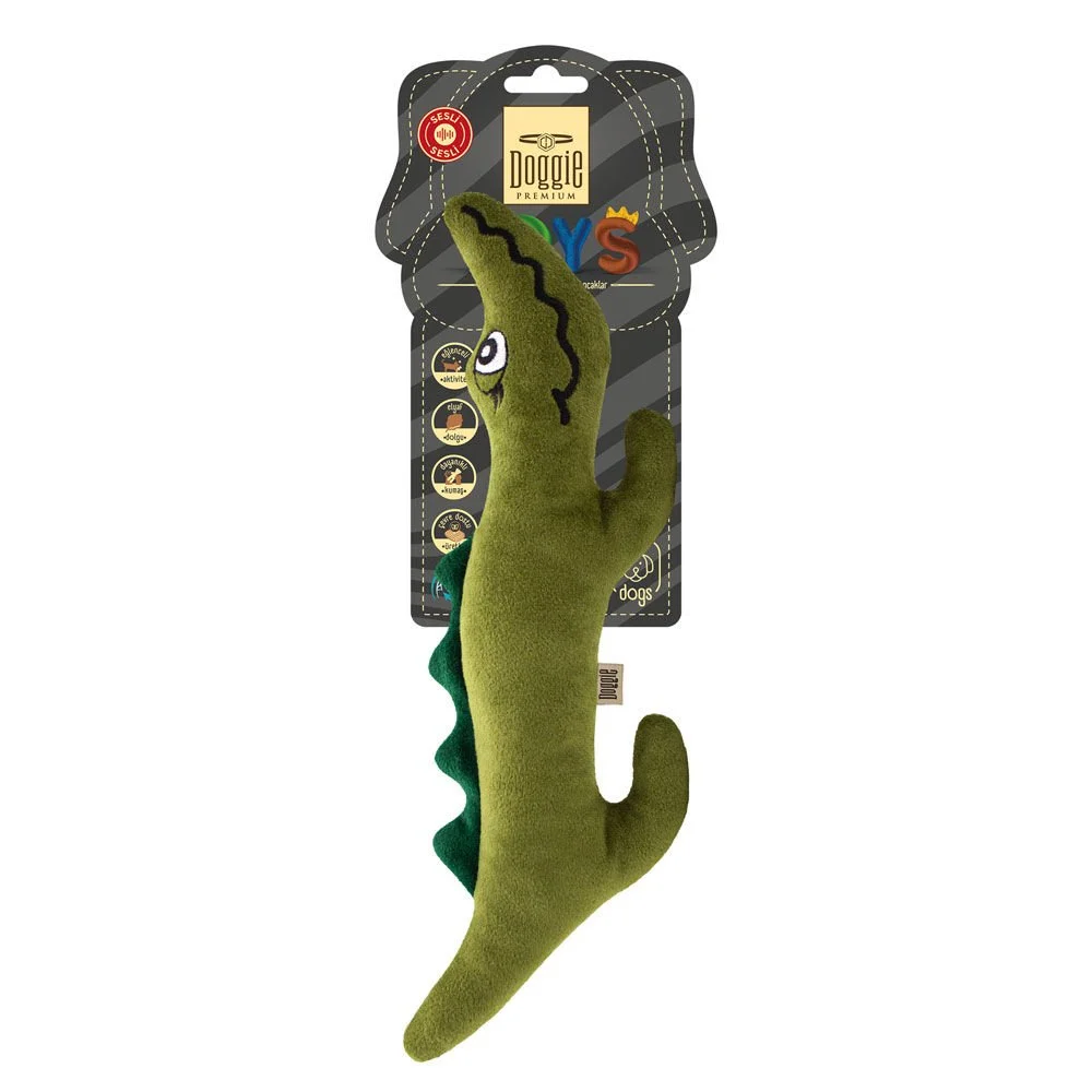 Doggie Timsah Peluş Köpek Oyuncağı 28cm