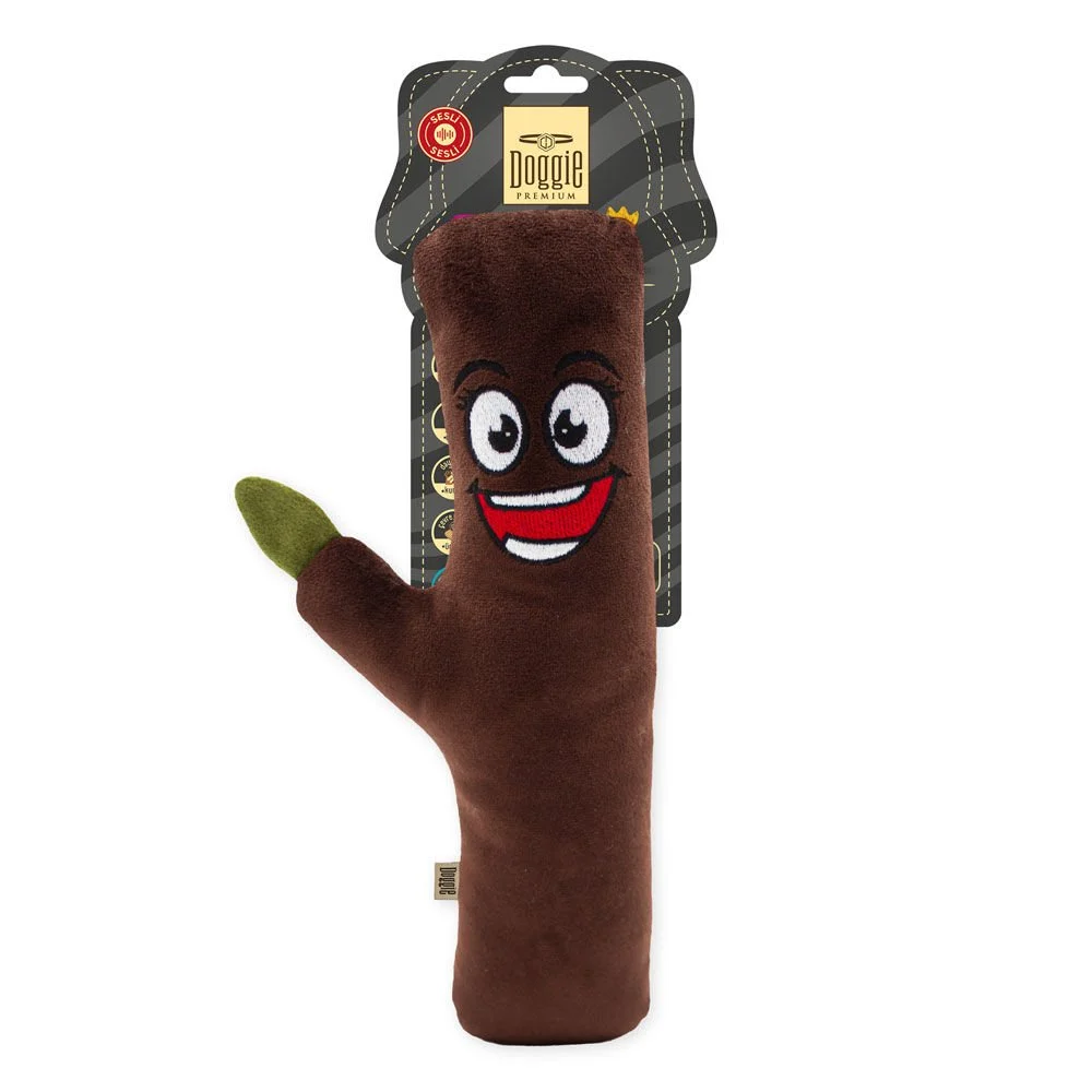 Doggie Odun Peluş Köpek Oyuncağı 28cm