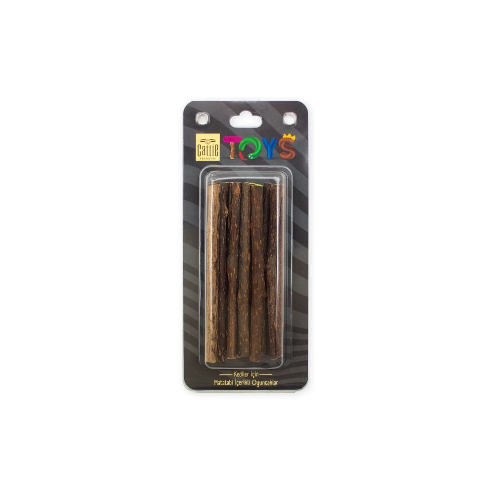 Cattie Kalın Çubuk Matatabi Kedi Oyuncağı 12 Adet