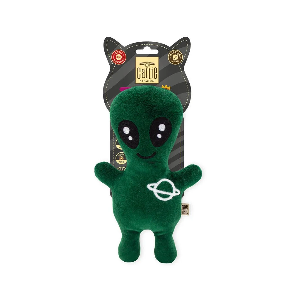 Cattie Uzaylı Peluş Matatabili Kedi Oyuncağı 20cm