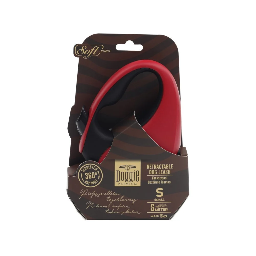 Doggie Soft Retractable Dog Leash S 15kg 5m
