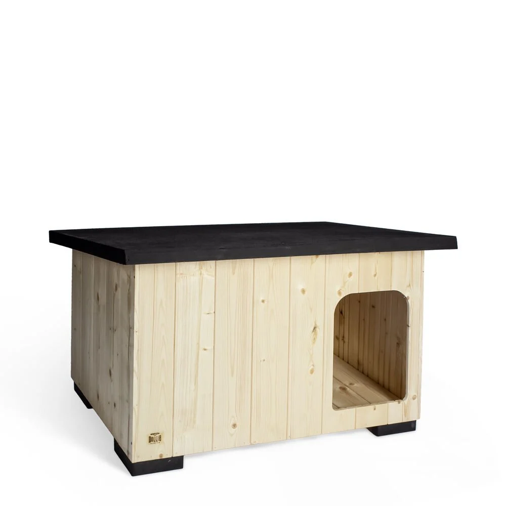 Doggie Barka Ahşap Köpek Kulübesi L