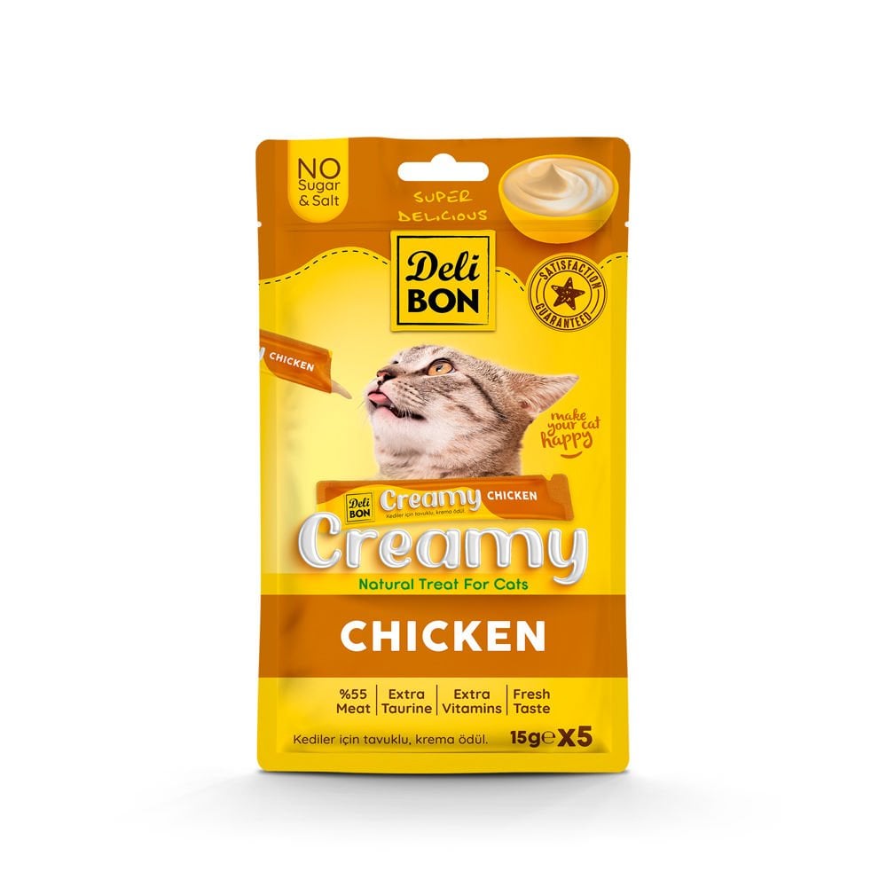 Delibon Krema Kedi Ödül Maması 15g 5 Adet