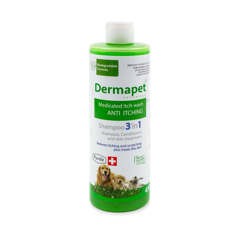 Purele Dermatolojik Kedi ve Köpek Şampuanı 450ml Bütün Tüyler