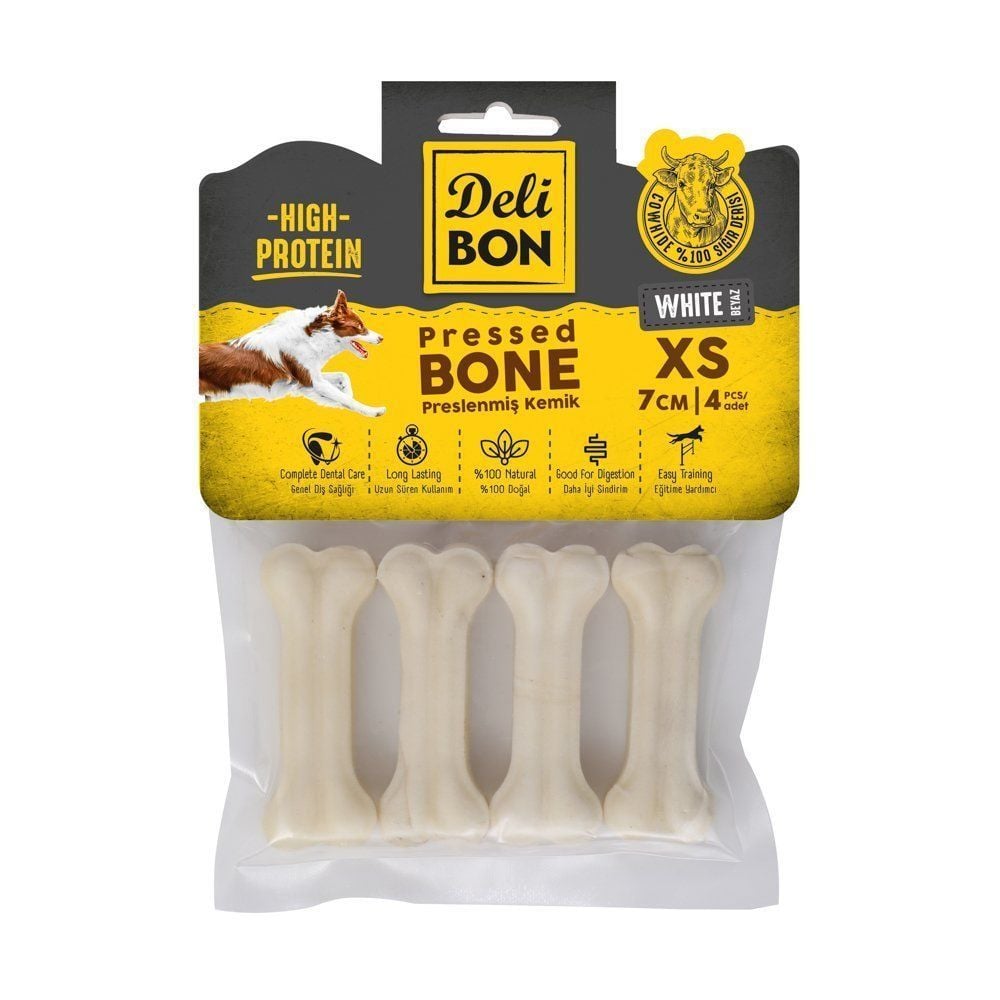 Delibon Rawhide Dog Treat 7cm 4 pcs