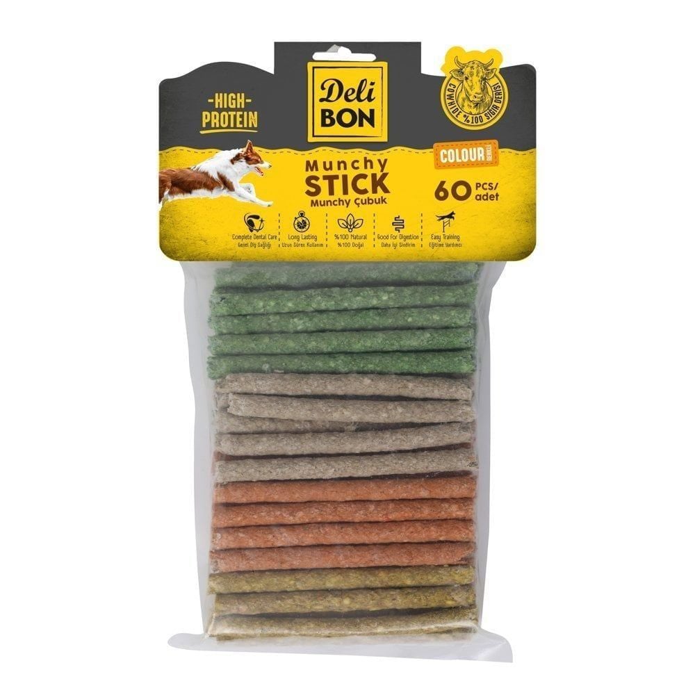 Delibon Munchy Çubuk Köpek Ödül Maması Kalın 60 Adet