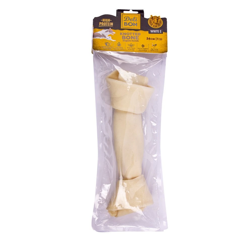 Delibon Düğüm Köpek Ödül Maması 36cm 1 Adet Beyaz