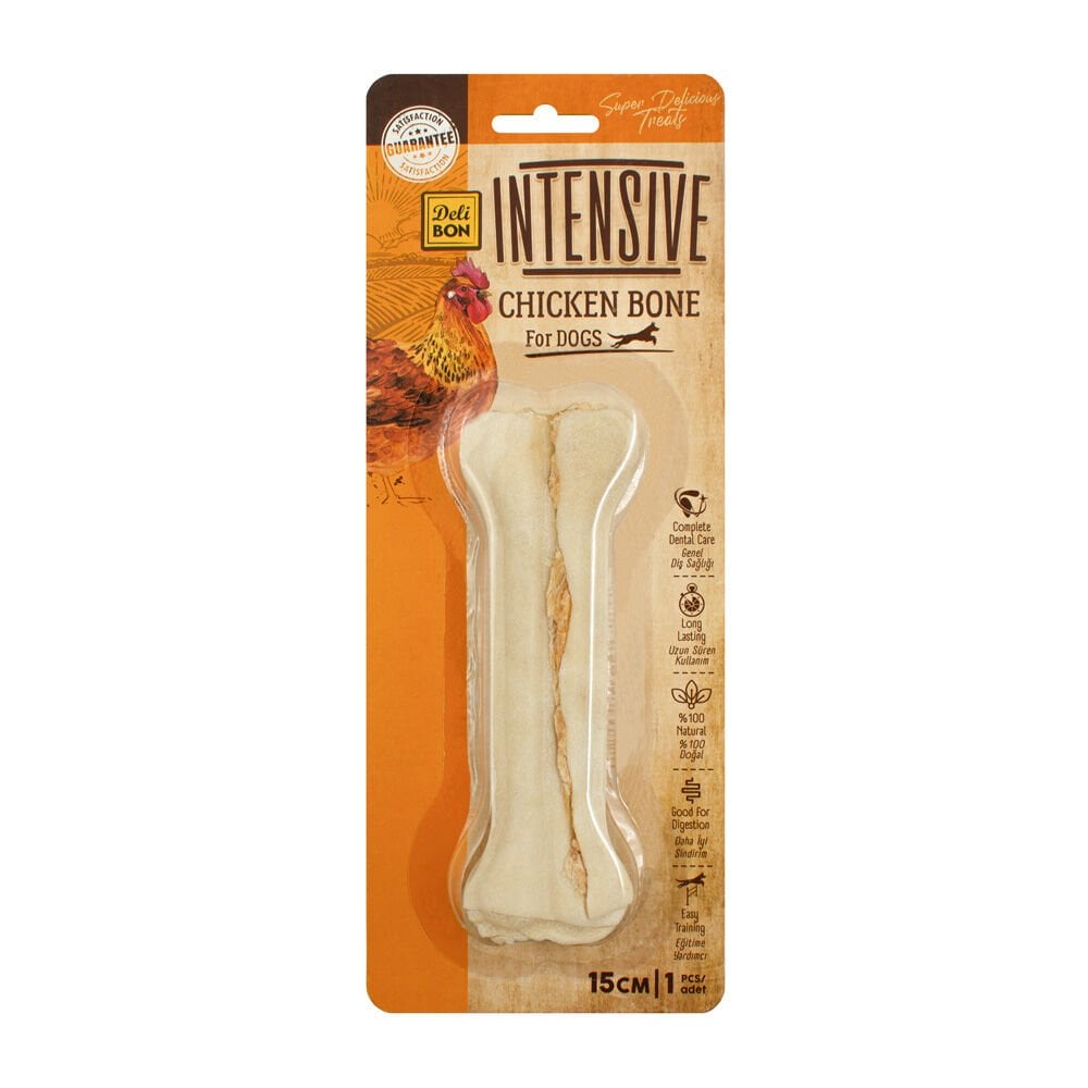 Delibon Tavuklu Kemik Köpek Ödül Maması 15cm 1 Adet