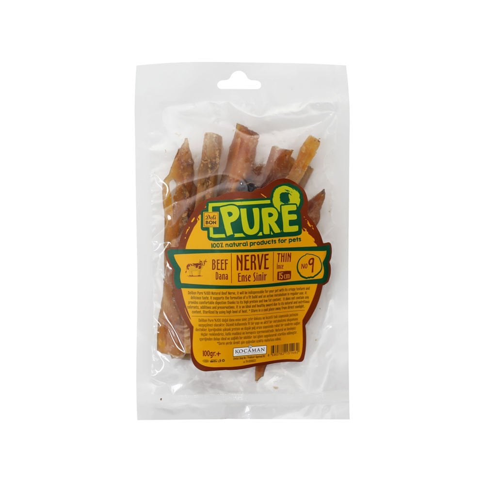 Delibon Thin Beef Tendon Dog Treat 100g