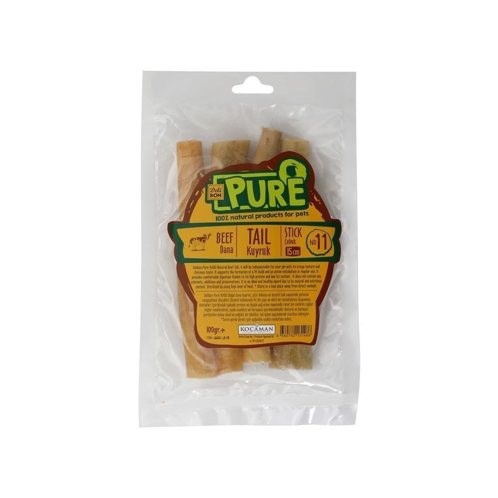 Delibon Dana Kuyruğu Köpek Ödül Maması 100g