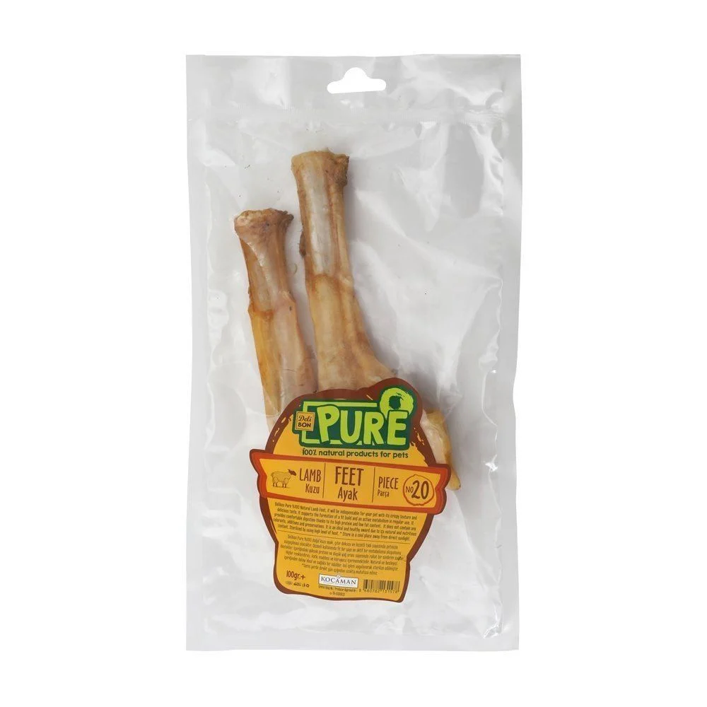 Delibon Lamb Foot Dog Treat 2 pcs
