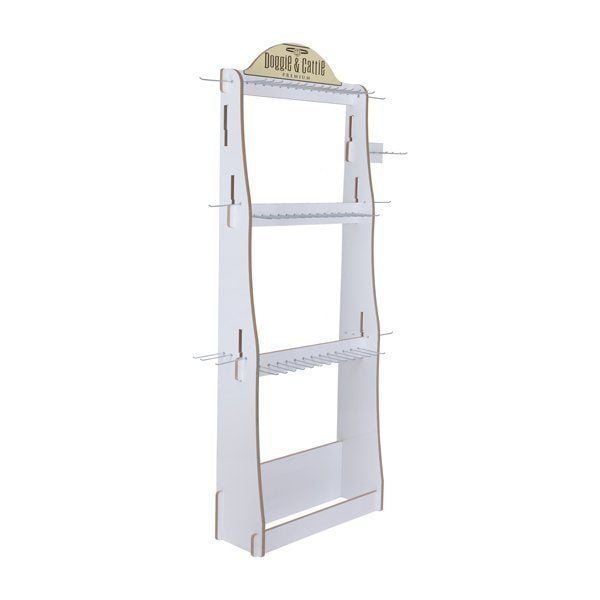 Doggie MDF Collar Products Display Stand 30x85x225cm