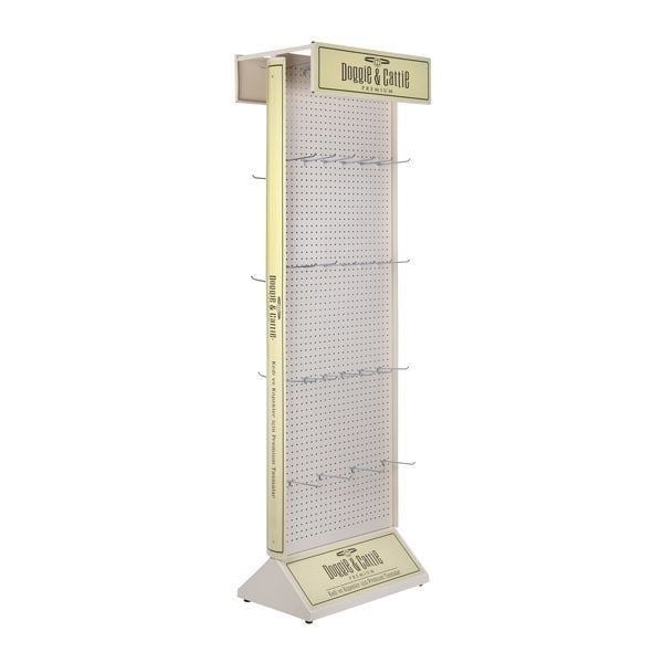 Doggie Metal Double Sided Collar Products Display Stand 45x65x225cm