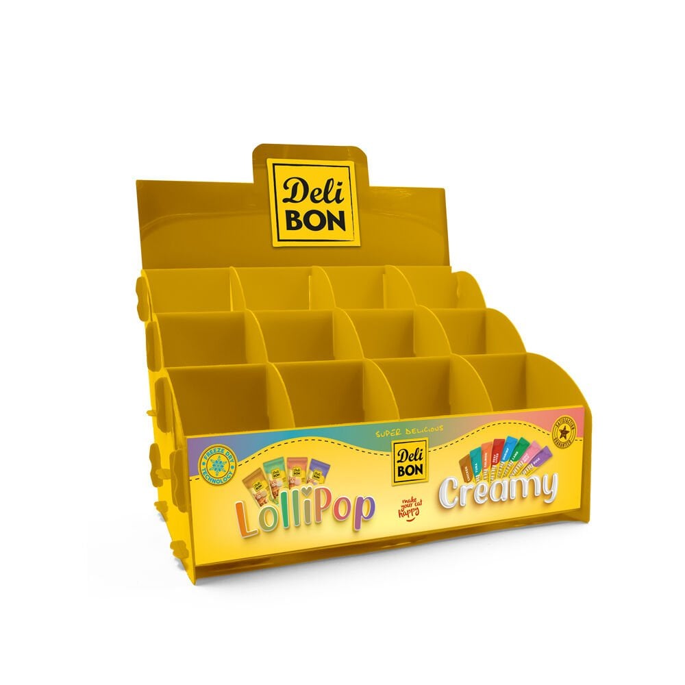 Delibon Mini Plastic Treats Display Stand 40x30x26cm