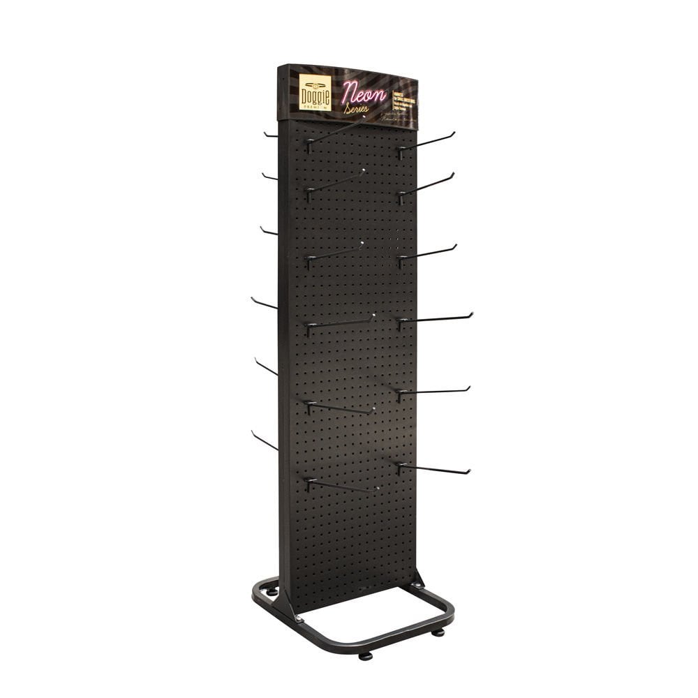 Doggie Metal Double Sided Collar Products Display Stand 30x45x155cm