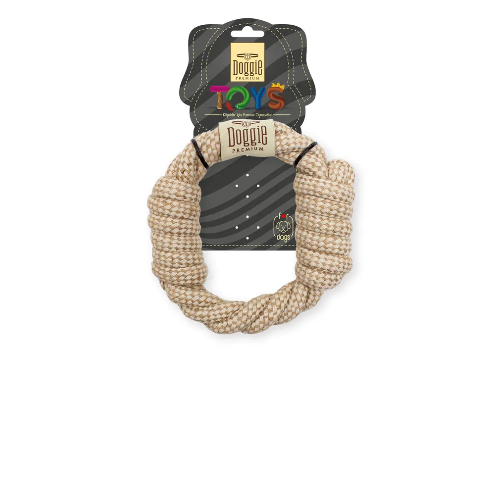 Doggie Ring Cotton Rope Dog Toy 20 cm