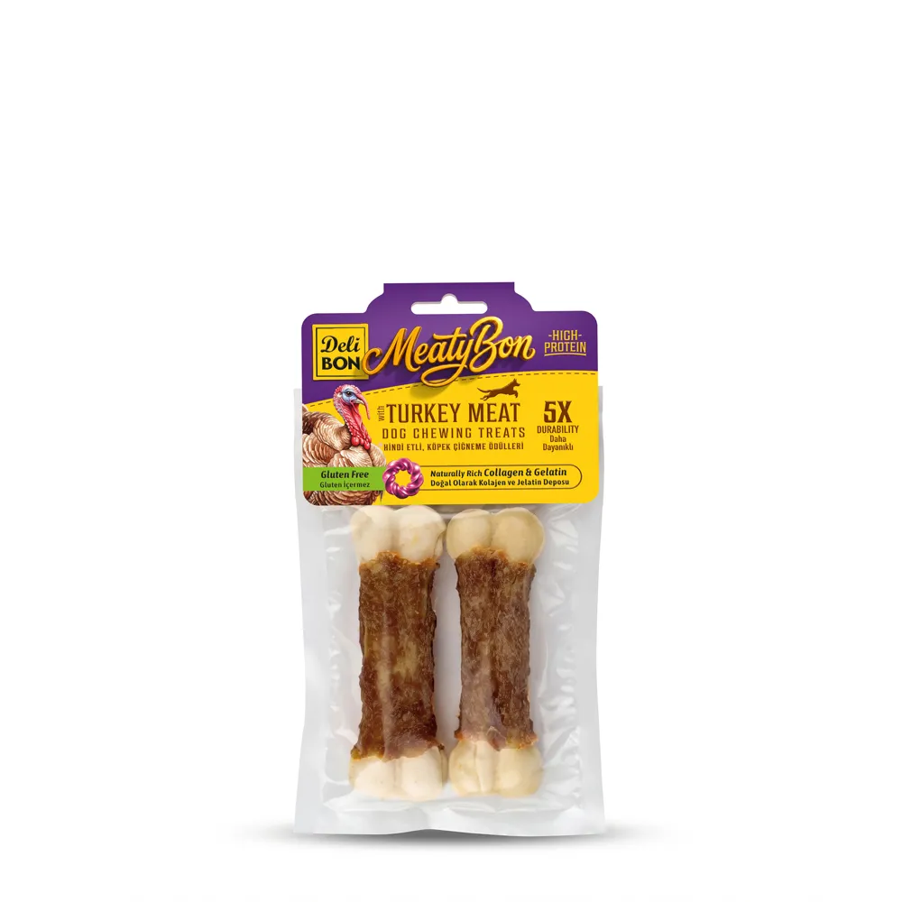 Delibon Turkey Bone Dog Treat 12cm 2 Pcs